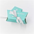 Коробка Earrping голубого кольца ЕВА подарочных коробок ювелирных изделий картона Crepack бумажная привесная с лентой